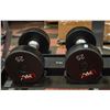Image 1 : PAIR OF UMAX NEOPRENE COATED DUMMBELLS - 25LBS