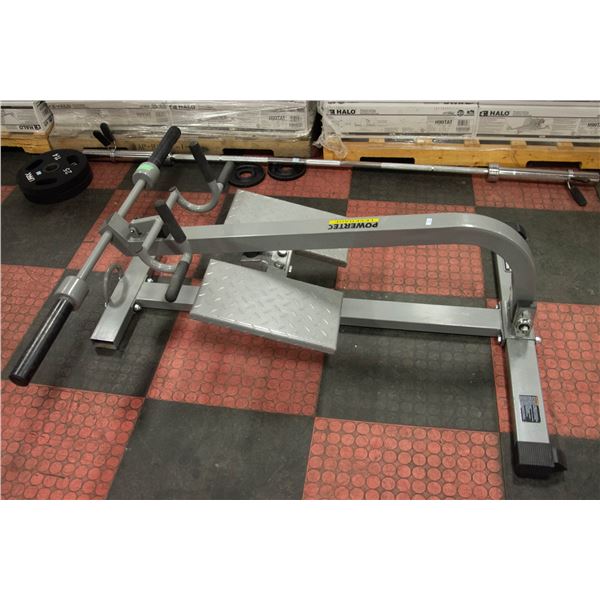 POWERTEC LEVERAGE SQUAT MACHINE - NO PLATES