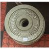 Image 1 : SET OF FOUR 10LB METAL PLATES