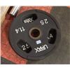 Image 1 : SET OF TWO UMAX NEOPRENE COATED 25LB PLATES