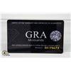 Image 2 : #1187-3.00 CT GRA CERTIFIED ROUND BRILLIANT CUT