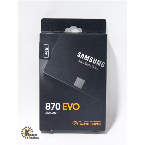 BRAND NEW SAMSUNG 870 EVO 4TB SOLID STATE DRIVE