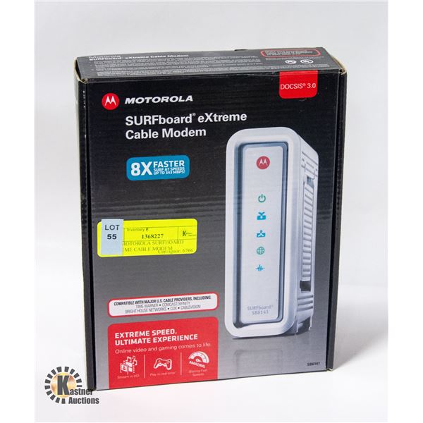 NEW MOTOROLA SURFBOARD EXTREME CABLE MODEM