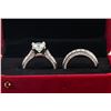 Image 2 : #1182-2 PCE WEDDING SET WITH HAND SET 2.00 CT
