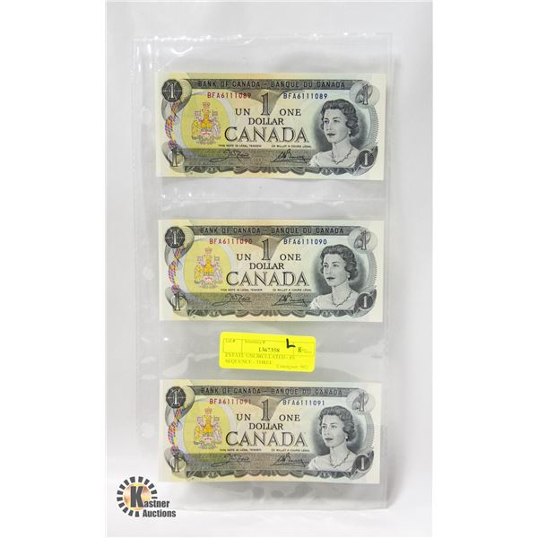 ESTATE UNCIRCULATED - IN SEQUENCE - THREE