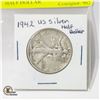 Image 1 : 1942 U.S. SILVER WALKING LIBERTY HALF DOLLAR