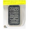 JOHNSON MATTHEY 999 SILVER COLLECTOR BAR