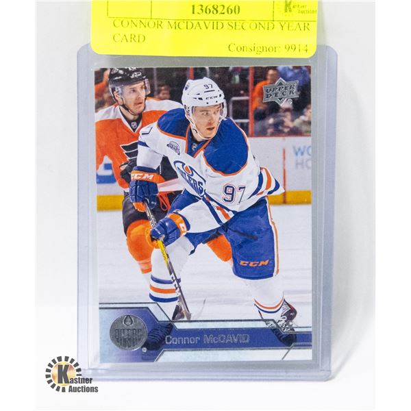 CONNOR MCDAVID SECOND YEAR CARD