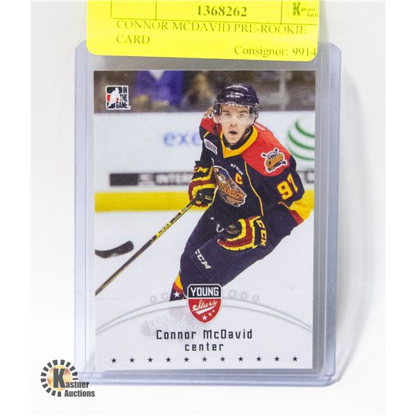 CONNOR MCDAVID PRE-ROOKIE CARD