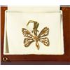Image 1 : VINTAGE 10 KT GOLD BUTTERFLY PENDANT WITH