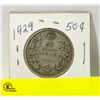 Image 2 : 1929- 50-CENT PIECE SILVER