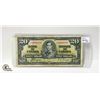 Image 1 : 1937 KING GEORGE 20 DOLLAR BILL