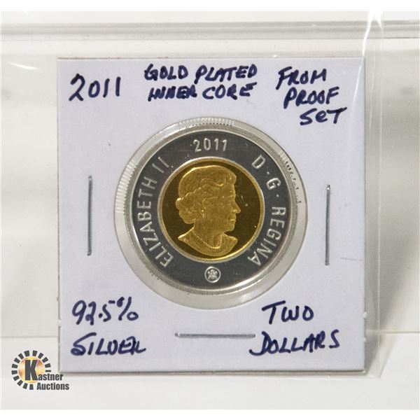 2011 92.5% SILVER 2 DOLLARS FROM PROOF SET -