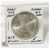 Image 1 : MONTREAL OLYMPIC 1973 92.5% SILVER 5 DOLLARS
