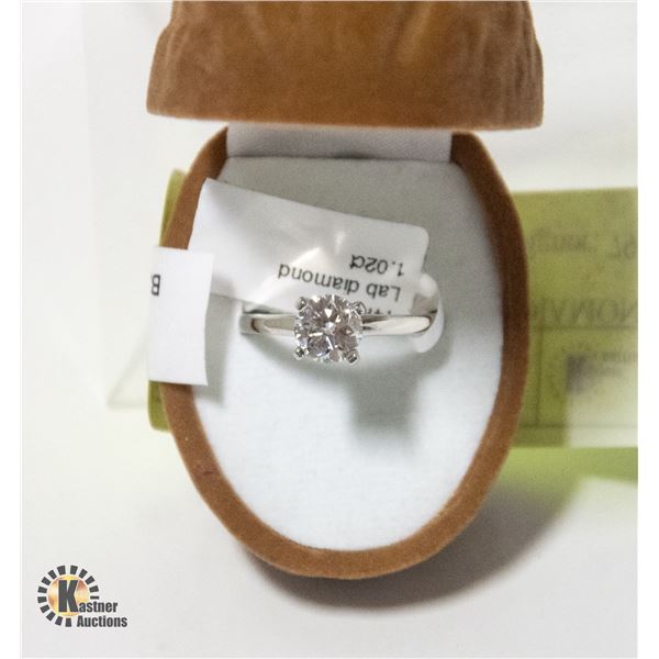 BZ2053-51C 14K 2.32G LAB DIAMOND 1.02CT RING