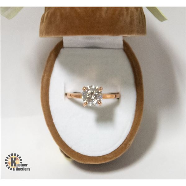 BZ2053-52C 10K 2G MOISSANITE 1.2CT RING