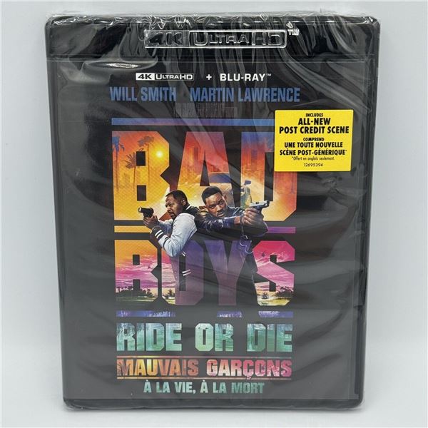 BRAND NEW 4K + BLU-RAY BAD BOYS RIDE OR DIE