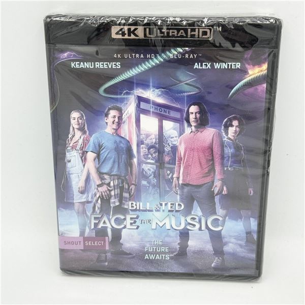 BRAND NEW 4K + BLU-RAY BILL & TED FACE THE MUSIC