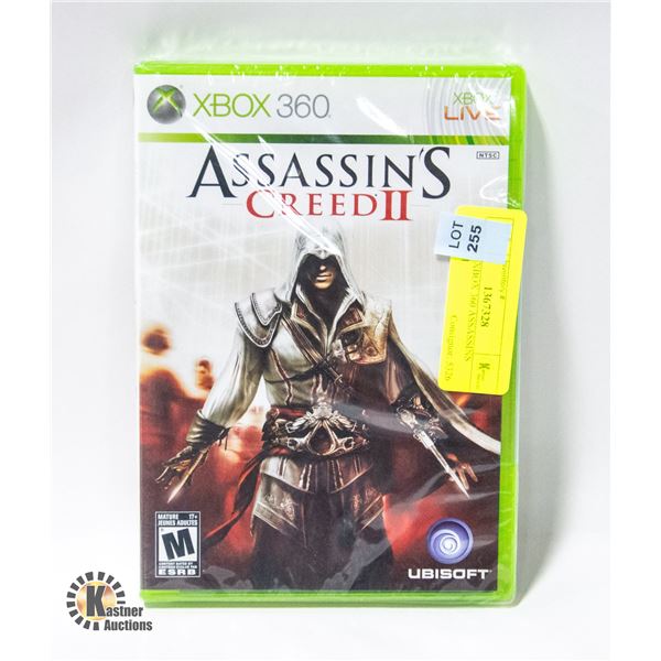 SEALED XBOX 360 ASSASSINS CREED II