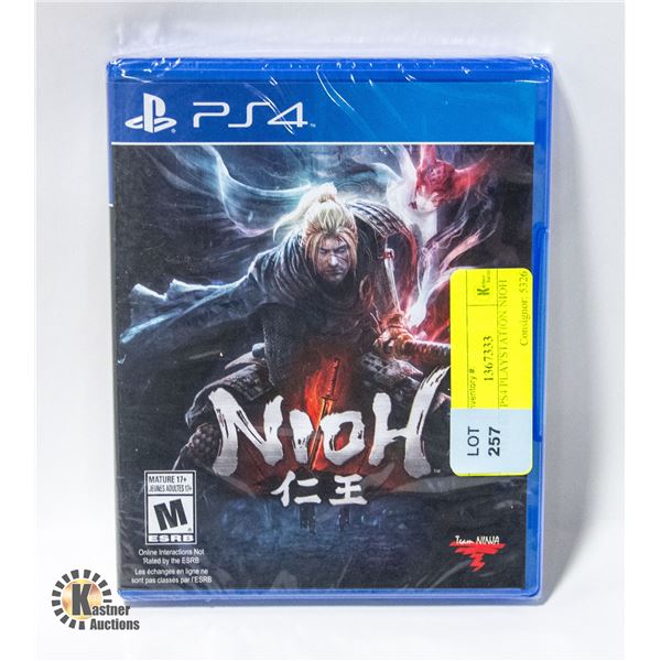 SEALED PS4 PLAYSTATION NIOH