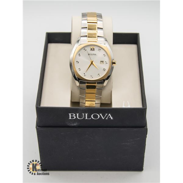 #1127-BRAND NEW GENUINE GENTS BULOVA WATCH