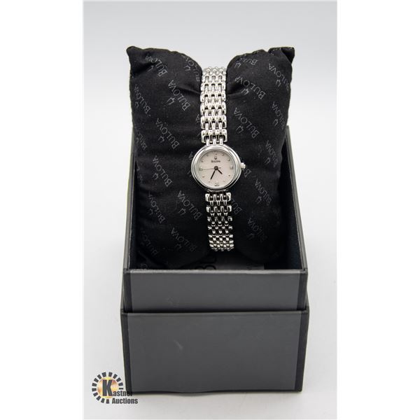 #1132-BRAND NEW GENUINE LADIES BULOVA WATCH WITH