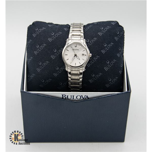 #1133-BRAND NEW GENUINE LADIES BULOVA WATCH WITH