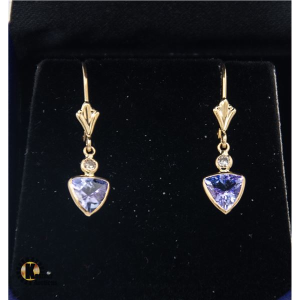 #1175-14 KT YELLOW GOLD EARRINGS WEIGHING 1.33G W.