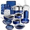 Image 1 : NEW GRANITESTONE DIAMOND PRO BLUE 20PC SET