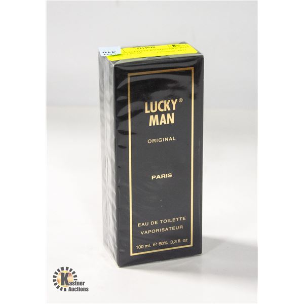 NEW SEALED LUCKY MAN ORIGINAL PARIS EAU DE