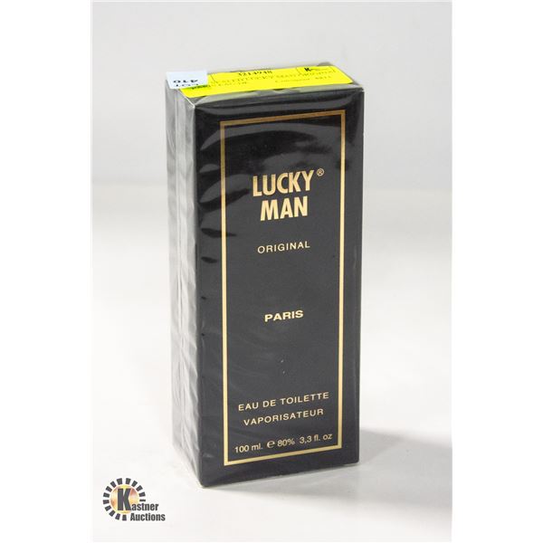 NEW SEALED LUCKY MAN ORIGINAL PARIS EAU DE