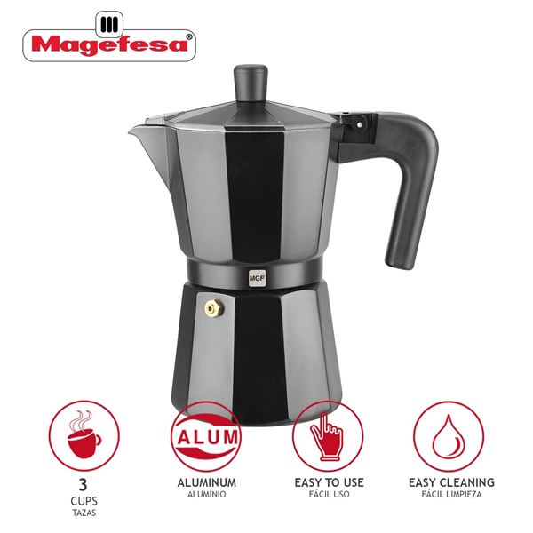 NEW MAGEFESA STOVETOP ESPRESSO MAKER 3 CUPS