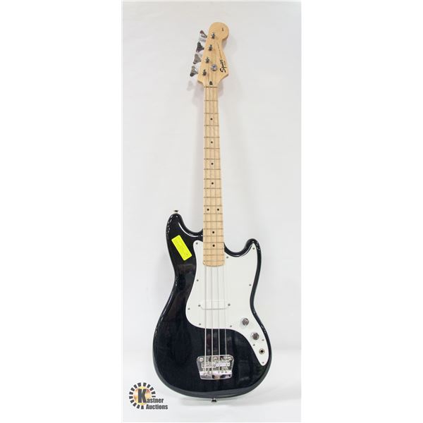 SQUIRE BASS BRONCO BLACK BY FENDER WITH SOFT CASE