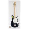 Image 1 : SQUIRE BASS BRONCO BLACK BY FENDER WITH SOFT CASE
