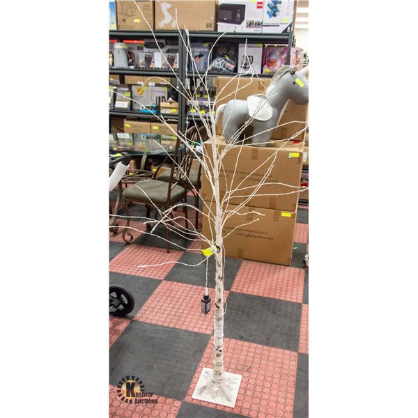 5 FT. WHITE BIRCH TREE WITH LIGHTS