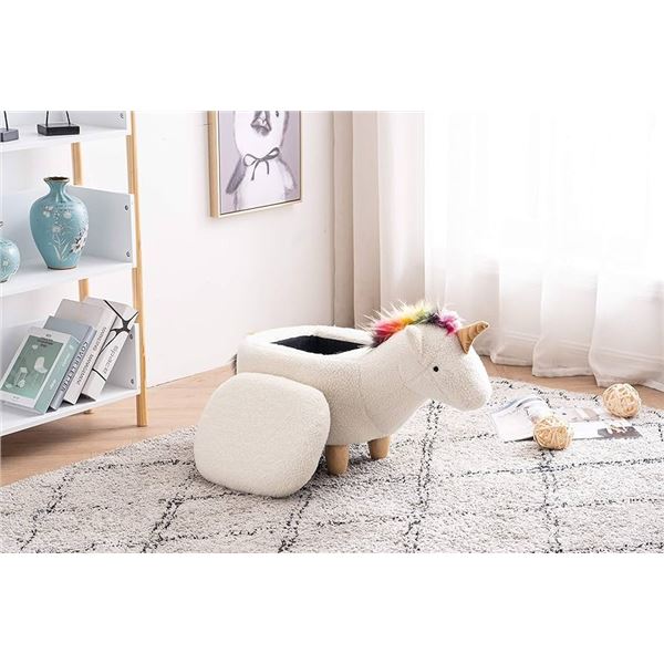 NEW KIDS OTTOMAN UNICORN YELLOW