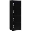 Image 1 : NEW HODEDAH IMPORT 4 SHELF BOOKCASE 16" X 12" X59"