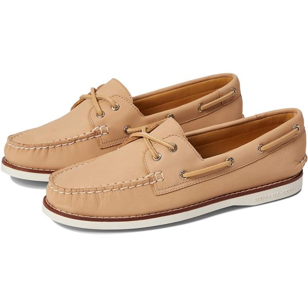 NEW SPERRY GOLD A/0 CUP LTT TAUPE