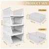 Image 2 : BRAND NEW 4 PACK FOLDABLE CLOTHES DRAWER ORGANIZER