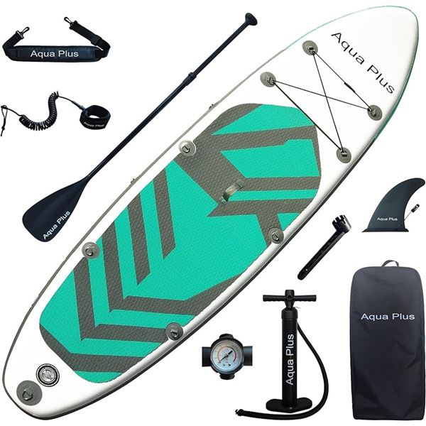 NEW AQUAPLUS 11FT X 33" INFLATABLE PADDLE BOARD