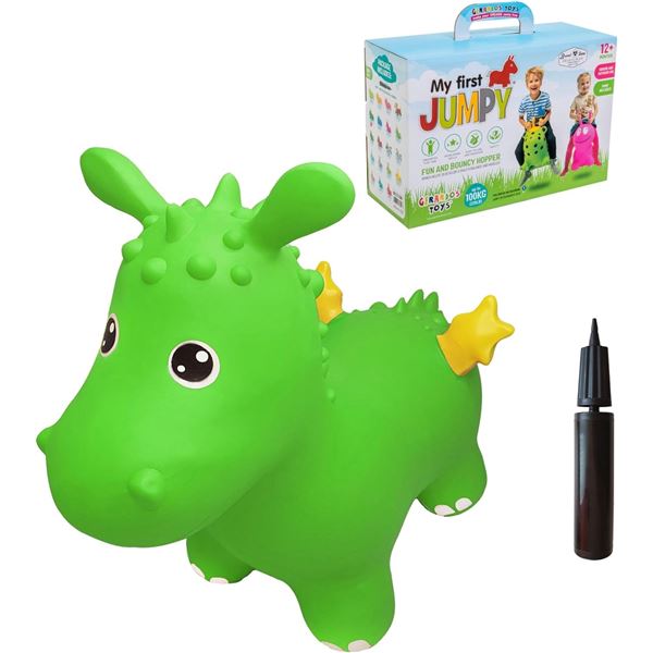 NEW MY FIRST JUMPY GT69432 GREEN DRAGON COMES WITH