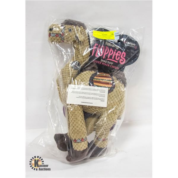 BRAND NEW FABDOG FLOPPIES MULTI SQUEEKER DOG TOY