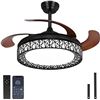 Image 1 : NEW OHNIYOU RETRACTABLE CEILING FAN WITH LIGHTS