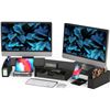 Image 1 : NEW SIMPLE HOUSEWARE DESK DUAL MONITOR STAND