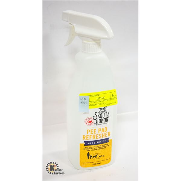 BRAND NEW 828ML SKOUTS HONOR PEE PAD REFRESHER