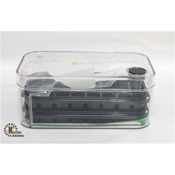 NEW COVERED ICE TRAY BLACK