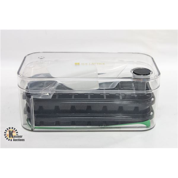NEW COVERED ICE TRAY BLACK