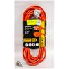 Image 1 : NEW POWER EXTENSION CORD O/D 16/3 25' ORANGE