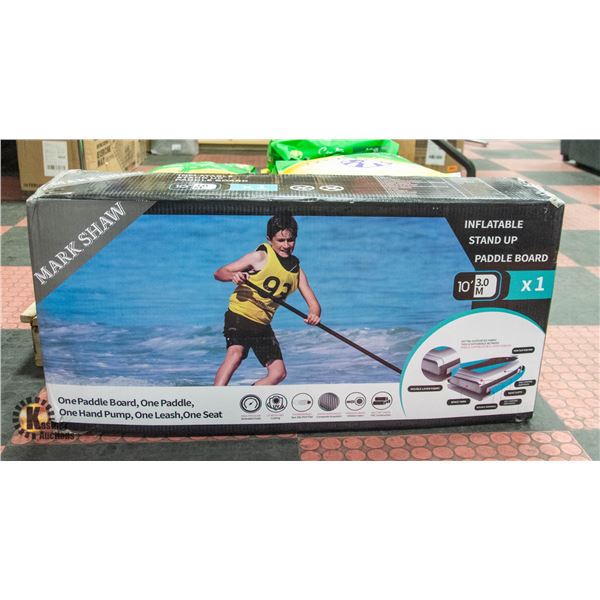MARK SHAW INFLATABLE STAND UP PADDLE BOAT(BLUE)
