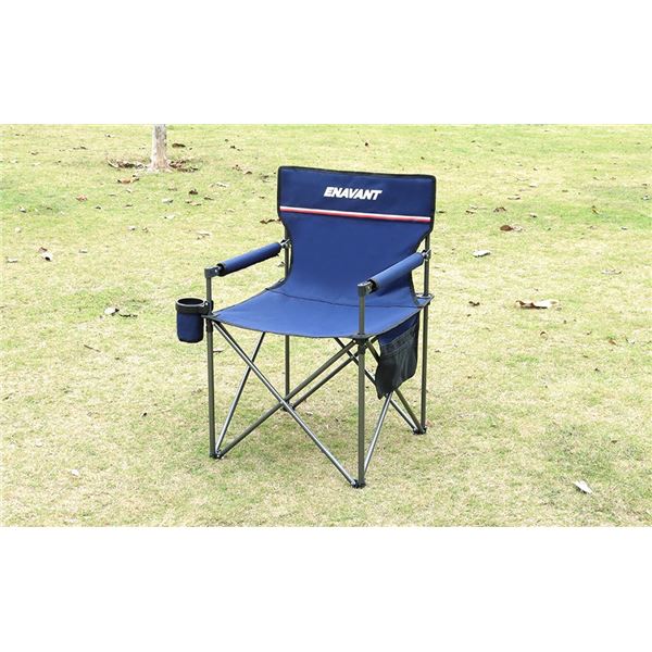 NEW ENAVANT PALM TREE DIRECTOR CHAIR BLUE